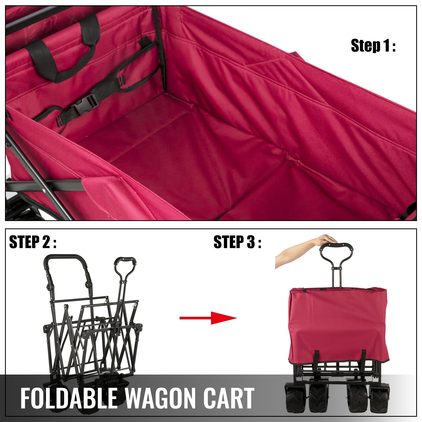 BENTISM 100 kg Capacity with Portable Folding Wagon