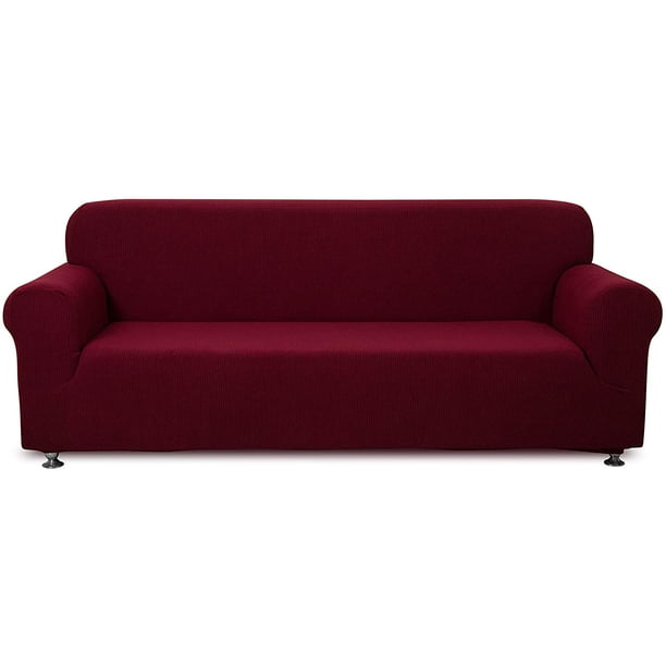 Van storm groei agentschap 1 Piece- 3 Seater Sofa Slipcover Polyester Spandex Jacquard Fabric Stretchable, Home Hotel/Motel, Resort, Rentals and Commercial use, Fits Back of Furniture from 72 to 92 inch Wide, Burgundy Color - Walmart.com Van storm groei agentschap 1 Piece- 3 Seater Sofa Slipcover Polyester Spandex Jacquard Fabric Stretchable, Home Hotel/Motel, Resort, Rentals and Commercial use, Fits Back of Furniture from 72 to 92 inch Wide, Burgundy Color - Walmart.com