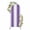 Purple white, variant on Arch Backdrop 4 Ft, White Brown Spandex Stretch Fitted Arch Cover, Round Top Chiara Arches Stand Backdrop Cover for Wedding Birthday Party Baby Shower Modern Gradient Vertical Stripes Geometric