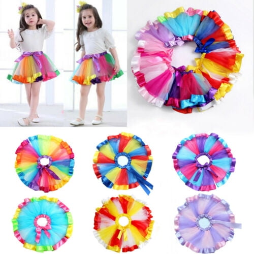 rainbow skirt for baby girl