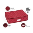 thumbnail image 4 of Platter Serveware Storage With Tray - Washable and Stain Resistant, ID Window, Kitchen Storage, Red, 4 of 7
