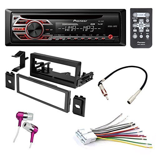 CAR CD STEREO RECEIVER DASH INSTALL MOUNTING KIT + WIRE HARNESS FOR