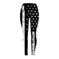 thumbnail image 4 of Pimfylm Women Yoga Pants Capri Yoga Pants Print Leggings Leggings Yoga Pants for Women 4Th of July High Waisted(Black,XL), 4 of 4
