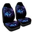 thumbnail image 7 of ZIATUBLE Galaxy Wolf Car Seat Dust Cover Washable Front Seats Protector Set of 2 Piece Auto Interior Accessories Anti-Slip Vehicle Bucket Seat Covers Universal Fit for SUV Sedan Van, 7 of 7