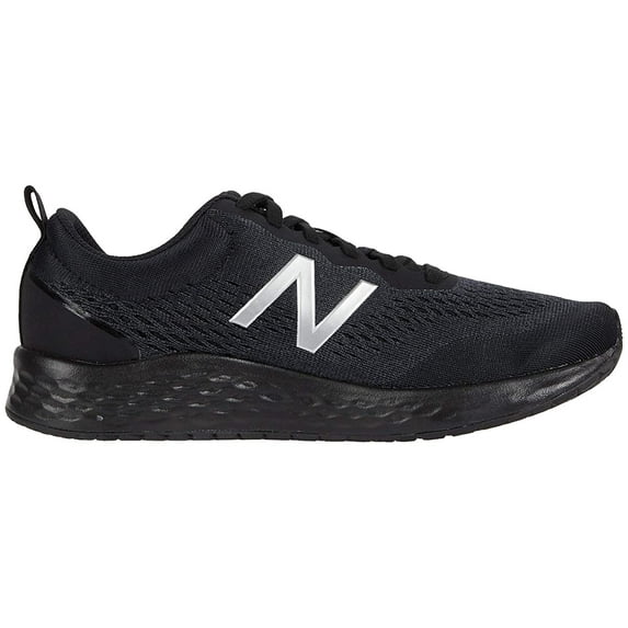 Women's New Balance Fresh Foam Arishi v3 Running Sneaker Black/Orca/Silver Metallic 10 B