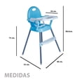 thumbnail image 2 of KIDDOS, Silla Periquera Para Bebe Alta Plegable Portatil 3 En 1, 2 of 4