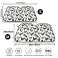 thumbnail image 3 of Balery Funny Chicken Print Car Windshield Sun Shade,Windshield Sunshade for Car Pickup Truck SUV Accessories-Medium, 3 of 7