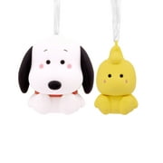 Hallmark Better Together Snoopy and Woodstock Magnetic Christmas Ornaments Set, 0.06lbs