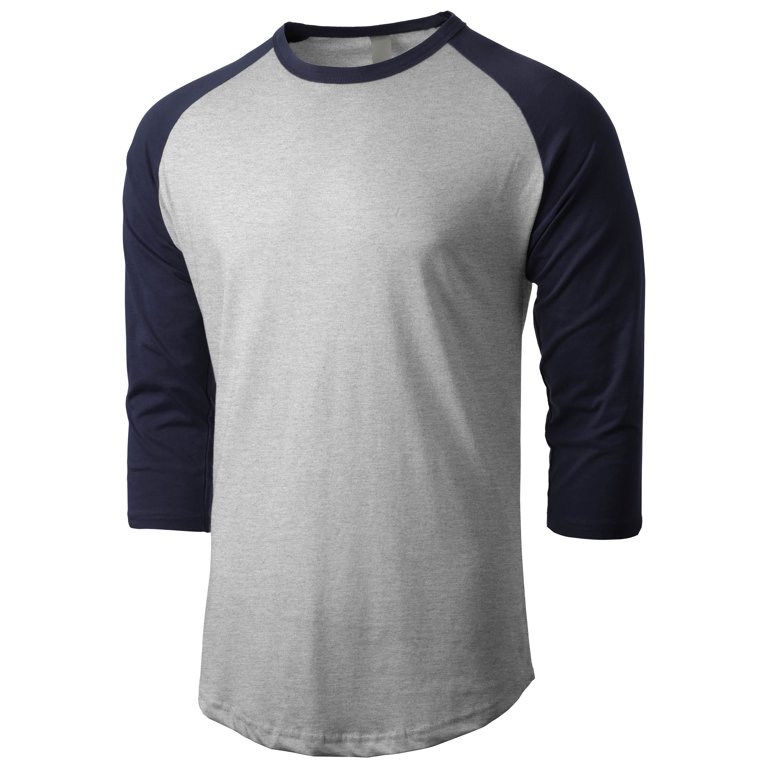 Ma Croix Mens 3/4 Sleeve Raglan Baseball T Shirt