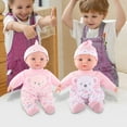 thumbnail image 7 of FeiFu 12in Mini Doll Vinyl Black Doll Cute Small Stuffed Doll Toy Durable Imaginative Play Gift Stylish Adorable Dolls Clothes Accessories, 7 of 7