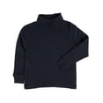 thumbnail image 2 of Leveret Solid Turtleneck 100% Cotton (8 Years, Navy), 2 of 4