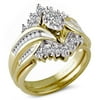 Keepsake Ks Everlasting Love 7/8 Ct Yg Bridal Set