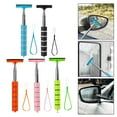 thumbnail image 3 of Car Rearview Mirror Wiper Stainless Steel Retractable Glass Wiper Defogging Tool, 3 of 5