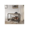 thumbnail image 3 of Bush Furniture Refinery - Storage bench - laminated wood composite - rustic gray, charred wood, 3 of 6