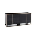 thumbnail image 2 of 29" Black and Brushed Bronze Dresser, 2 of 3