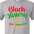 thumbnail image 3 of Inktastic Black History Life Freedom and Diversity T-Shirt, 3 of 4