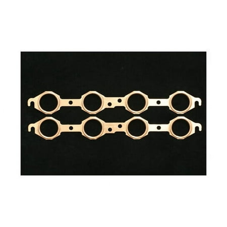 SCE Gaskets 4119 Copper Exhaust Gaskets, 1.76in Round Port, LS1-6