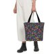 thumbnail image 5 of Fotbe Colorful Excavator Bolsa de Playa con Estampado, Bolsa de Hombro, Bolsa de Mano Espaciosa, Bolsa de Viaje Ligera, Bolsa de Compras Versátil, 5 of 6