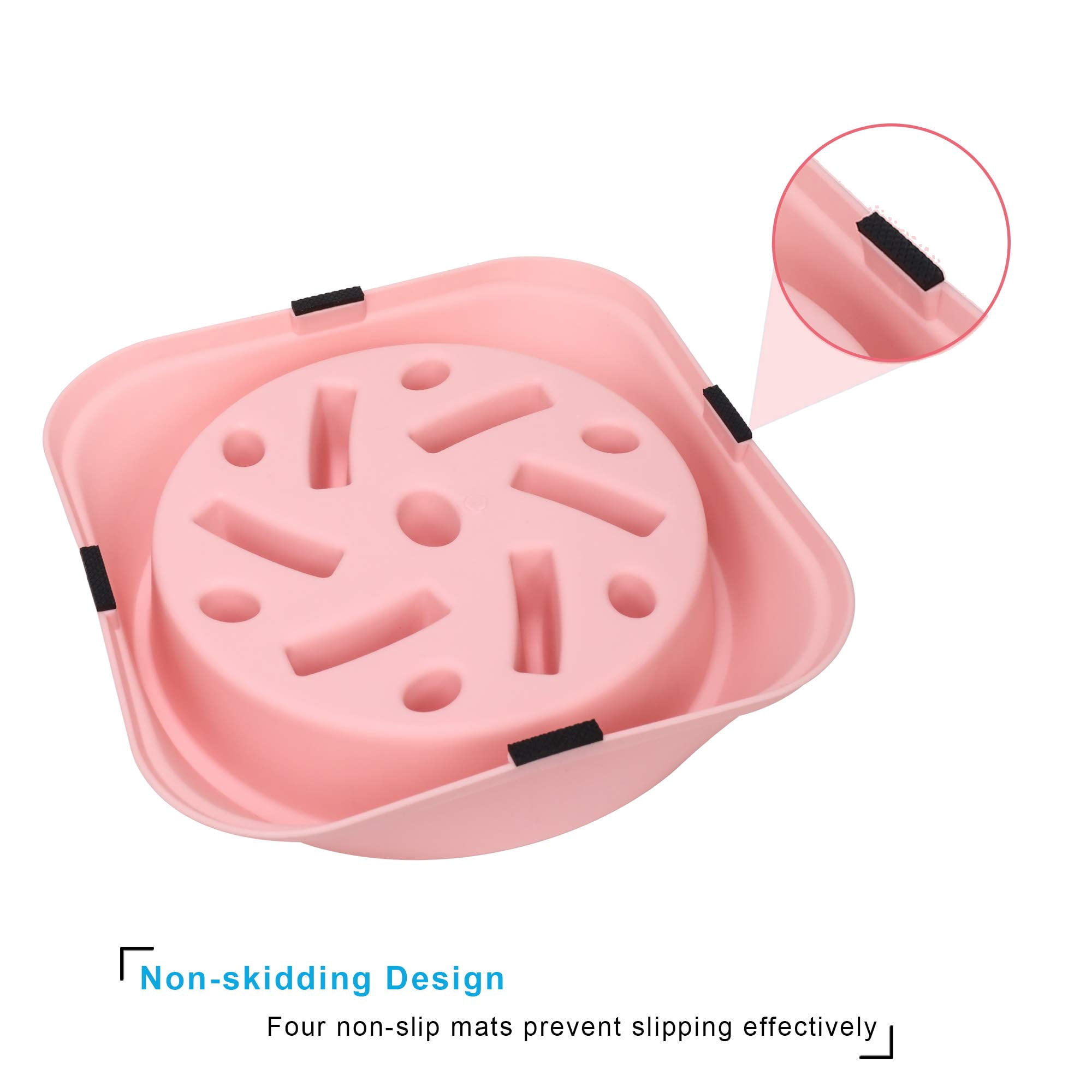 Slow Feeder Small Dog Bowl - Anti-Slip Puzzle Bowl Feeder, Interactive Bloat Stop, Anti-Choking