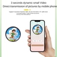 thumbnail image 4 of Ksruee Digital Badge 2.4Inch Rechargeable Display Button HD Touchscreen Smart Digital Badge Ornament for Cartoon Lovers Fans Office Desk Tabletop Cosplay Activities Events Photo, 4 of 10