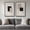 Minimalism-16" W x 24" H x 2Pcs, variant on Abstract Floral Harmony 20" W x 30" H x 2Pcs Canvas Art Prints Wall Decor