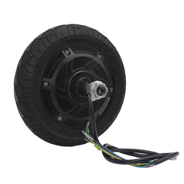 Motor De Cubo Sin Escobillas De 36 V 350 W, Alta Torsión, Antideslizante, Resistente Al Agua, Buena Absorción De Impactos, Caucho, Aluminio, Motor De Cubo De Scooter De 8