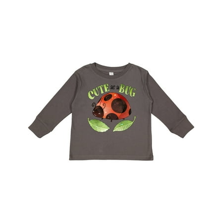 

Inktastic Cute As a Bug- Ladybug Gift Toddler Boy or Toddler Girl Long Sleeve T-Shirt