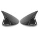 thumbnail image 4 of Carcasa Del Espejo De La Puerta, Par De Tapas De Espejo Lateral Estilo Bocina, Cubierta Protectora De Carcasa Apta Para Mazda 3 Axela 2020, Estilo De Fibra De Carbono ANGGREK Estilo de fibra de carbono, 4 of 8