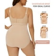 thumbnail image 4 of MANIFIQUE Plus Size Body Shaper Tummy Control Panty - Shapewear for Women, Beige, 1-Pack, 4 of 6