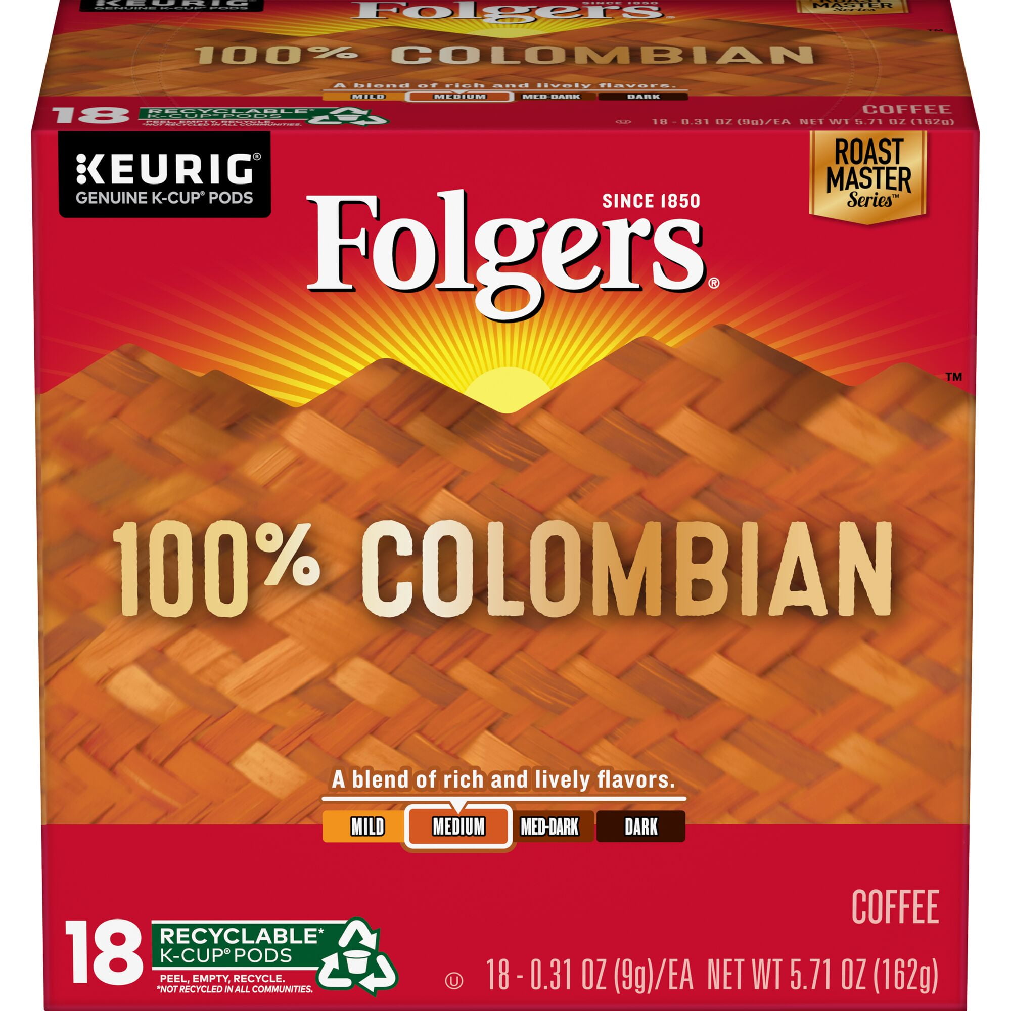 Folgers 100 Colombian Coffee Nutrition Facts Blog Dandk