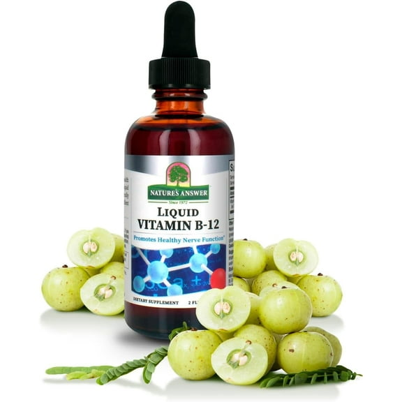 Nature's Answer Liquid Vitamin B-12 Liquid, Dietary Supplement, 2 oz