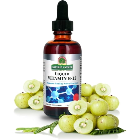 Nature's Answer Liquid Vitamin B-12 Liquid, Dietary Supplement, 2 oz