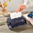 thumbnail image 5 of Dreamy Glowing Bubbles Tissue Box Cover Leather Square Rectangle Tissue Box Holder for Bathroom Living Room Desk Office Decor, 5 of 7