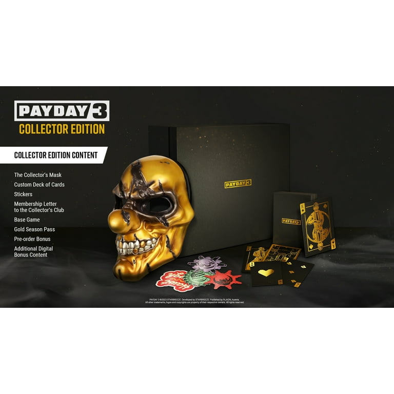 Payday 3 Collector's Edition, PlayStation 5, Co-op FPS, Pre Payday 3 Collector's Edition, PlayStation 5, Co-op FPS, Pre