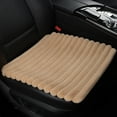 thumbnail image 4 of Xihbxyly Ofertas relámpago de hoy Prime Acogedor asiento de coche de felpa horizontal, cojín de asiento individual delantero cálido, respaldo sin ataduras, funda de asiento cálido, 4 of 6