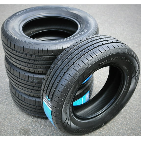Set of 4 (FOUR) Fortune Perfectus FSR602 185/60R15 84H AS A/S All Season Tires Fits: 2011-19 Ford Fiesta SE, 2001-02 Dodge Neon ACR