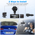 thumbnail image 5 of NEXPOW Dash Cam Front and Rear, 4K Full HD Dash Camera with Built-in WiFi GPS, Super Night Vision, WDR, 24H Parking Mode, 32GB Card Included, 5 of 7