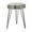 Gray Tree Trunk Solid Round 19" x 19" x 26", variant on DecMode 19" x 26" Gray Magnesium Oxide Tree Trunk Accent Table with Black Metal Hairpin Legs, 1-Piece
