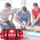 thumbnail image 3 of Bolsa de primeros auxilios TUNC Bolsa médica vacía para emergencias 17,7 x 12 x 7,5 rojo, 3 of 5
