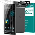 thumbnail image 1 of wonima44 3+3 Pack Glass Screen Protector for Google Pixel 7 5G | with Camera Lens Protector | 3D Curved | 9H Tempered Glass | 6.3 inch, 1 of 1
