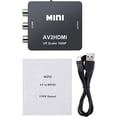 thumbnail image 4 of Hweilai Mini AV RCA CVBS to HDMI Audio Video Converter Adapter Support 720 1080P for Camera, Xbox 360, PS1, PS2, WII, N64, Gamecube, Snes, NES, PSP, DVD Player, VHS, 4 of 5