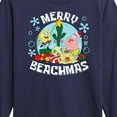 thumbnail image 3 of SpongeBob SquarePants - Merry Beachmas - Toddler And Youth Long Sleeve Graphic T-Shirt, 3 of 6