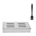 thumbnail image 4 of Caja Ahumadora de Virutas de Madera Soledad Acero Inoxidable para Parrilla de Gas Accesorios de Barbacoa, 4 of 9
