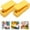 Yellow, variant on EGYMEN 2PCS Household Mini Portable Hand Press Plastic Bag Sealer, Battery-Powered Bag Resealer, 2-in-1 Food Preservation Tool, Heat Seal Machine for Snacks and Grocery Bags