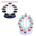 thumbnail image 3 of Soporte De Acrílico Para Joyería Soporte De Exhibición De Base Redonda De 12 Soportes De Exhibición De Anillo De Joyería Monstrate HA024658-02, 3 of 5