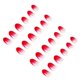 thumbnail image 2 of 24 piezas desmontables de cubierta completa puntas de uñas postizas manos artificiales decoración de manicura 1#, 2 of 8