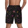 thumbnail image 3 of Kdxio Heart And Stars Print Men'S Swim Trunks With Compression Liner 7 Inch Inseam Quick Dry Swim Shorts, 3 of 7