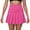 Rose red, variant on Pdbokew Women's Pleated Tennis Skirt Golf Skirt Athletic High-Waisted Belted Pocket Lined Shorts Fitness White L
