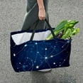 thumbnail image 7 of Virgo Constellation Large-capacity Foldable Reusable Shopping Bag: Oxford Cloth, Storage Bins, Collapsible Bucket, Storage Bin, 7 of 7