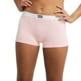 thumbnail image 3 of Women's Hanes 45VOBB Original Stretch Vintage Boxer Brief - 3 Pack (Lilac/White/Silver M), 3 of 4